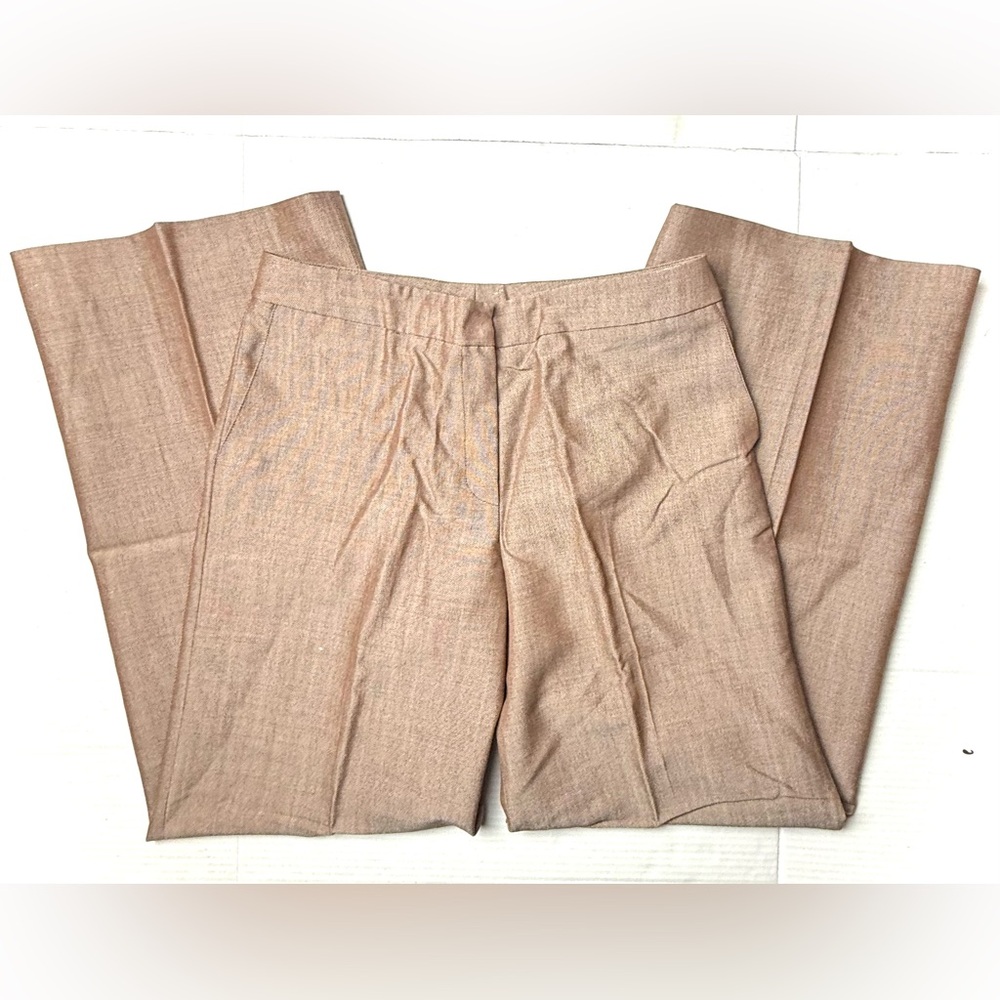 Vintage Barney’s New York Italian Women’s 44 / 10 Tan Beige Dress Pants Wool 90s